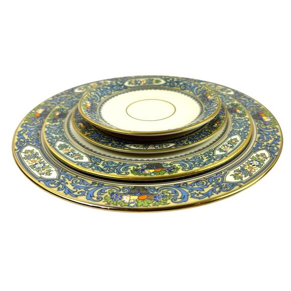 Lenox Presidential Collection Autumn Gold Mark 4-Piece Place Setting-Pristine! - Picture 1 of 9